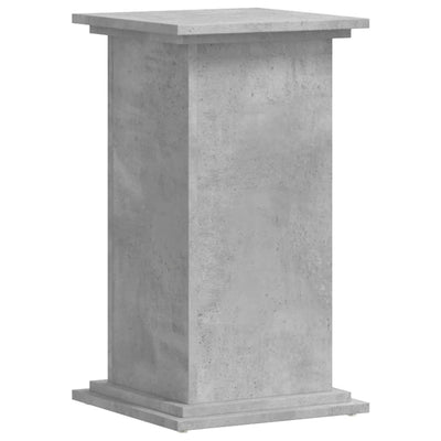 Kasviteline betoninharmaa 33x33x60 cm tekninen puu