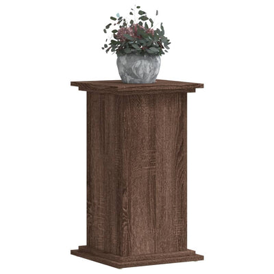 Kasviteline ruskea tammi 33x33x60 cm tekninen puu