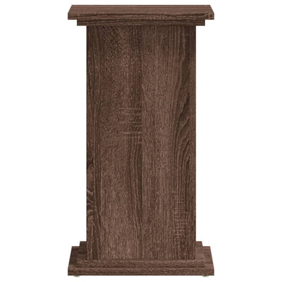 Kasviteline ruskea tammi 33x33x60 cm tekninen puu
