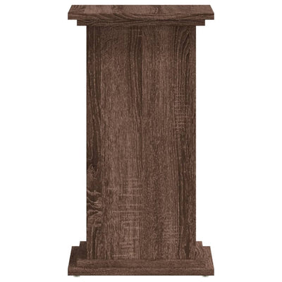 Kasviteline ruskea tammi 33x33x60 cm tekninen puu
