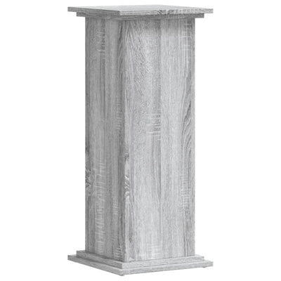 Kasviteline harmaa Sonoma 33x33x80 cm tekninen puu
