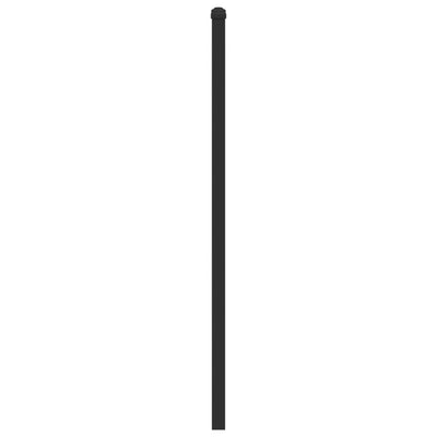 Sängynpääty ruskea tammi 107 cm tekninen puu ja teräs