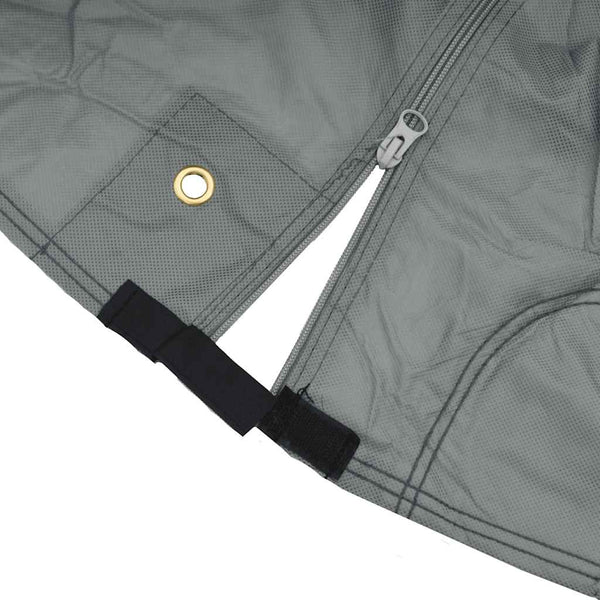 asuntoauton päälliset harmaa 870x235x275 cm kuitukangas
