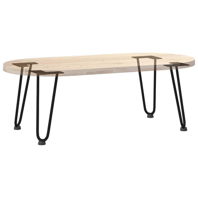 Musta hiusneula pöytäjalat Mardini 30cm (4 kpl kiinteä teräs)