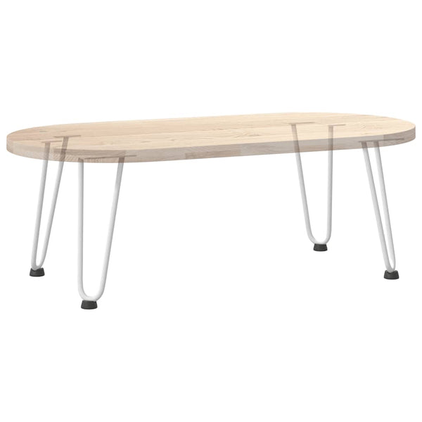 Sohvapöydän hiusneulajalat 4 kpl valkoinen 30 cm täysteräs