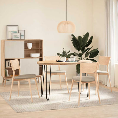 Hiusneulajalat konsolipöytiin konsolipöydälle 4 kpl musta 72 cm