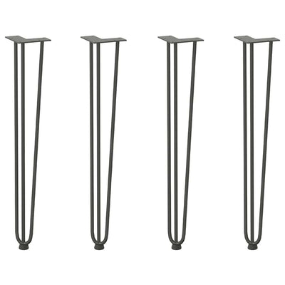 Hiusneulajalat konsolipöytiin konsolipöydälle 4 kpl 72 cm