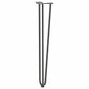 Hiusneulajalat konsolipöytiin konsolipöydälle 4 kpl 72 cm