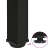 Musta sohvapöydän jalat Mujdedin 30-32cm (4 kpl, teräs)