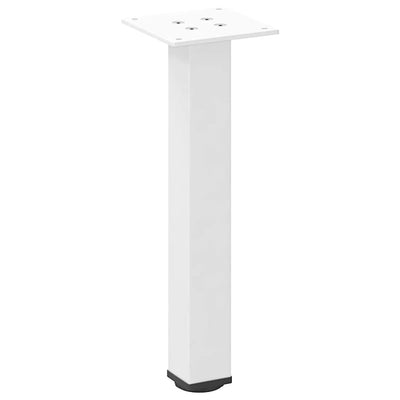 Sohvapöydän jalat 4 kpl valkoinen 30-32 cm teräs