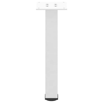 Sohvapöydän jalat 4 kpl valkoinen 30-32 cm teräs