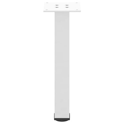 Sohvapöydän jalat 4 kpl valkoinen 30-32 cm teräs