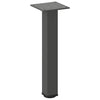 Sohvapöydän jalat 4 kpl antrasiittia 30-32 cm teräs