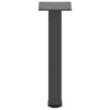 Sohvapöydän jalat 4 kpl antrasiittia 30-32 cm teräs