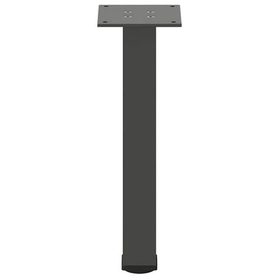 Sohvapöydän jalat 4 kpl antrasiittia 30-32 cm teräs