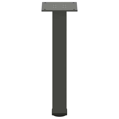 Sohvapöydän jalat 4 kpl antrasiittia 30-32 cm teräs