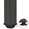 Sohvapöydän jalat 4 kpl antrasiittia 30-32 cm teräs