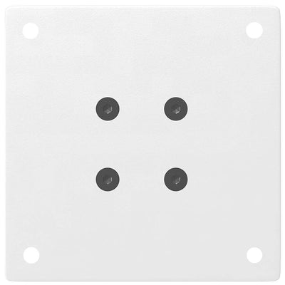 Sohvapöydän jalat 4 kpl valkoinen 42-44 cm teräs