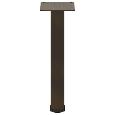 Sohvapöydän jalat 4 kpl luonnonteräs 42-44 cm teräs