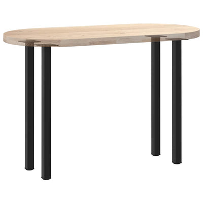 Konsolipöydän jalat 4 kpl musta 72-74 cm teräs