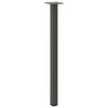 Konsolipöydän jalat 4 kpl antrasiittia 72-74 cm teräs