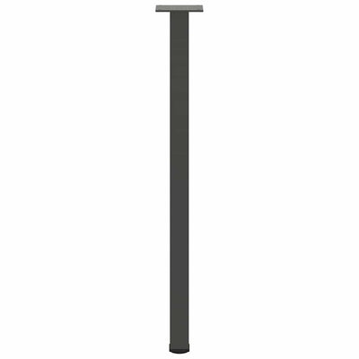 Konsolipöydän jalat 4 kpl antrasiittia 72-74 cm teräs