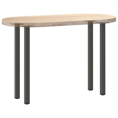 Konsolipöydän jalat 4 kpl antrasiittia 72-74 cm teräs