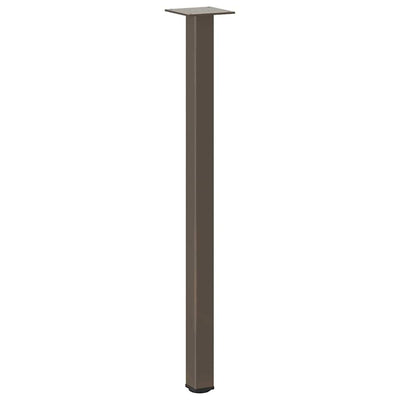 Konsolipöydän jalat 4 kpl luonnonteräs 72-74 cm teräs