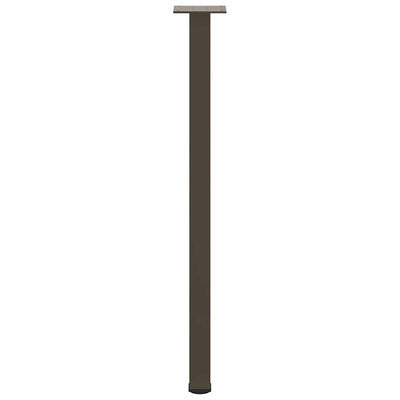 Konsolipöydän jalat 4 kpl luonnonteräs 72-74 cm teräs