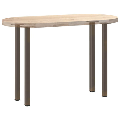 Konsolipöydän jalat 4 kpl luonnonteräs 72-74 cm teräs