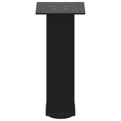 Sohvapöydän jalat 4 kpl Musta 30-32 cm Teräs