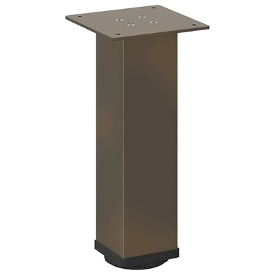 Sohvapöydän jalat 4 kpl luonnonteräs 30-32 cm teräs