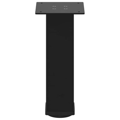 Sohvapöydän jalat 4 kpl musta 42-44 cm teräs