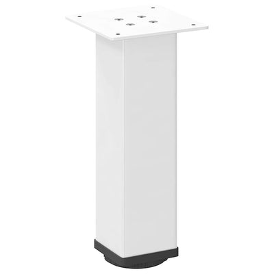 Sohvapöydän jalat 4 kpl valkoinen 42-44 cm teräs