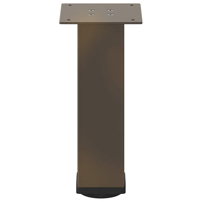 Sohvapöydän jalat 4 kpl luonnonteräs 42-44 cm teräs
