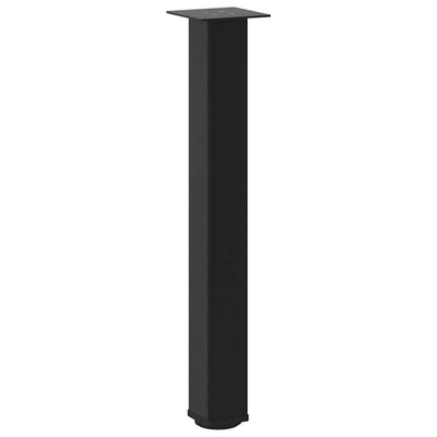 Konsolipöydän jalat 4 kpl musta 72-74 cm teräs