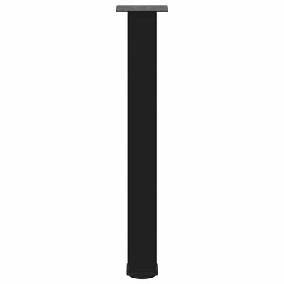 Konsolipöydän jalat 4 kpl musta 72-74 cm teräs