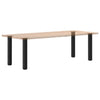 Konsolipöydän jalat 4 kpl musta 72-74 cm teräs