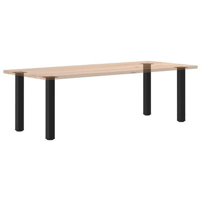 Konsolipöydän jalat 4 kpl musta 72-74 cm teräs