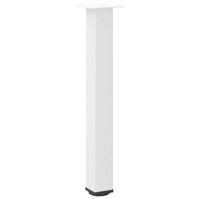 Konsolipöydän jalat 4 kpl valkoinen 72-74 cm teräs
