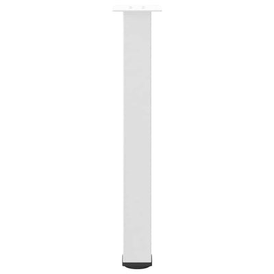 Konsolipöydän jalat 4 kpl valkoinen 72-74 cm teräs