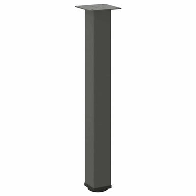 Konsolipöydän jalat 4 kpl antrasiittia 72-74 cm teräs