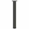 Konsolipöydän jalat 4 kpl antrasiittia 72-74 cm teräs