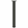 Konsolipöydän jalat 4 kpl antrasiittia 72-74 cm teräs