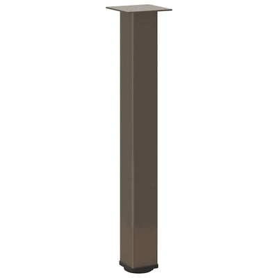 Konsolipöydän jalat 4 kpl luonnonteräs 72-74 cm teräs