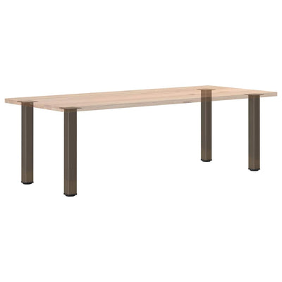 Konsolipöydän jalat 4 kpl luonnonteräs 72-74 cm teräs