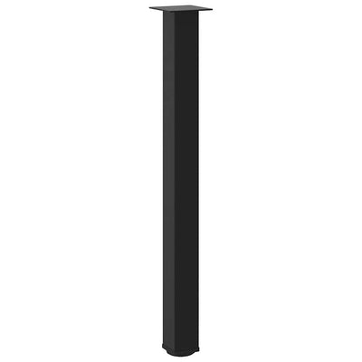 Baaripöydän jalat 4 kpl musta 90-92 cm teräs