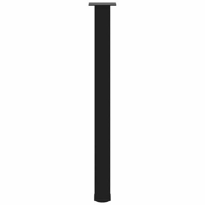 Baaripöydän jalat 4 kpl musta 90-92 cm teräs