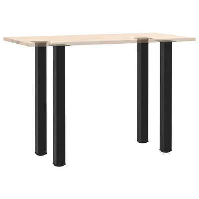 Baaripöydän jalat 4 kpl musta 90-92 cm teräs