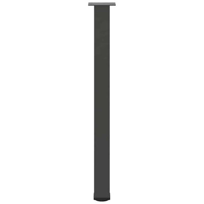 Baaripöydän jalat 4 kpl antrasiittia 90-92 cm teräs